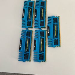 Corsair Vengeance 4GBx5 (20GB Total) DDR3 1600Mhz PC3-12800 Memory