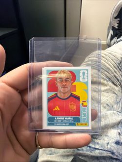 Halaand and Lamine panini stickers