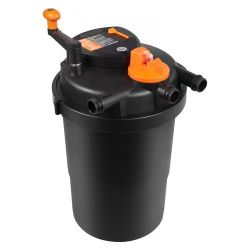 815#Bio Pressure Pond Filter, Up to 2000 Gallons, with 13W UV-C Light, 1840 GPH, Pressurized Biological Pond Filter System Filtration Equipment for Fo