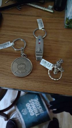 Disney key chains.