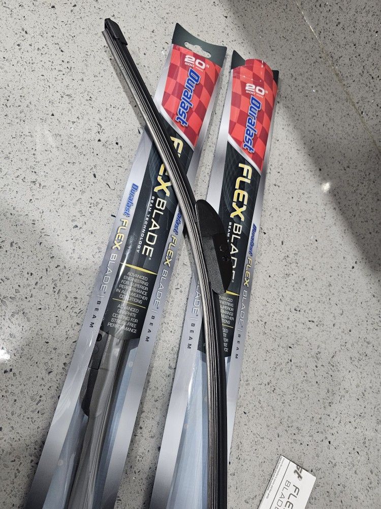 2 X 20" Duralast Flex Blade beam for Chevy S10 Ford And More