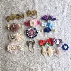 Infant Baby Girl Handmade Headband Lot Mixture