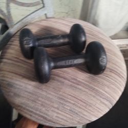 Vintage BFCO Dumbbells 8# And 10#