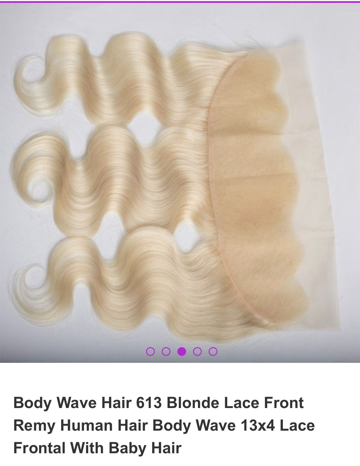 Frontal extensions wig weft