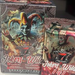Jokers Wild Jumbo Hobby Box And A Single Pack Both Brand New Sealed