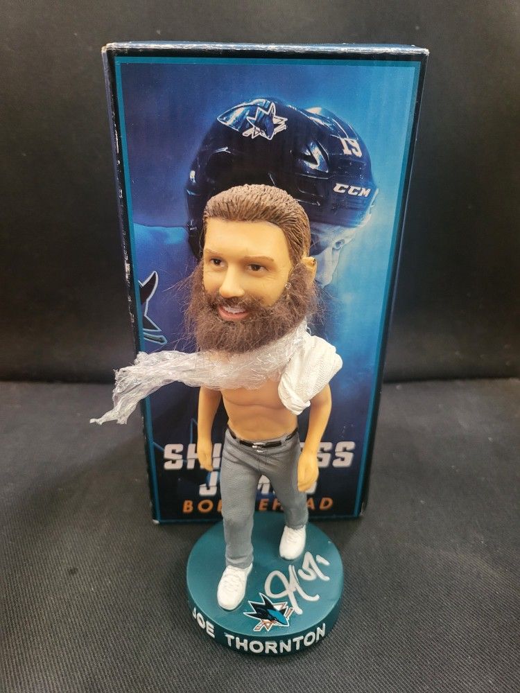 Joe Thornton signed bobblehead