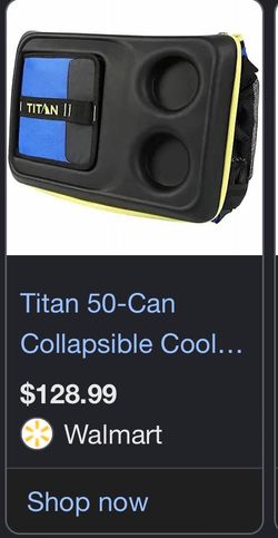 Titan 50 can collapsible cooler