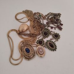 Assorted Necklace Jewelry Lot 