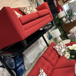 Tufted nice Couch and Loveseat 