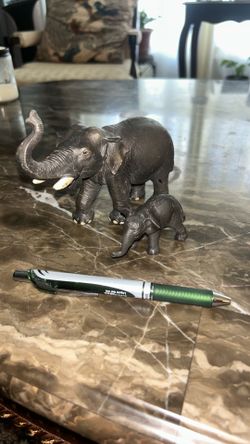 Schleich Asiatic Elephant Figurines