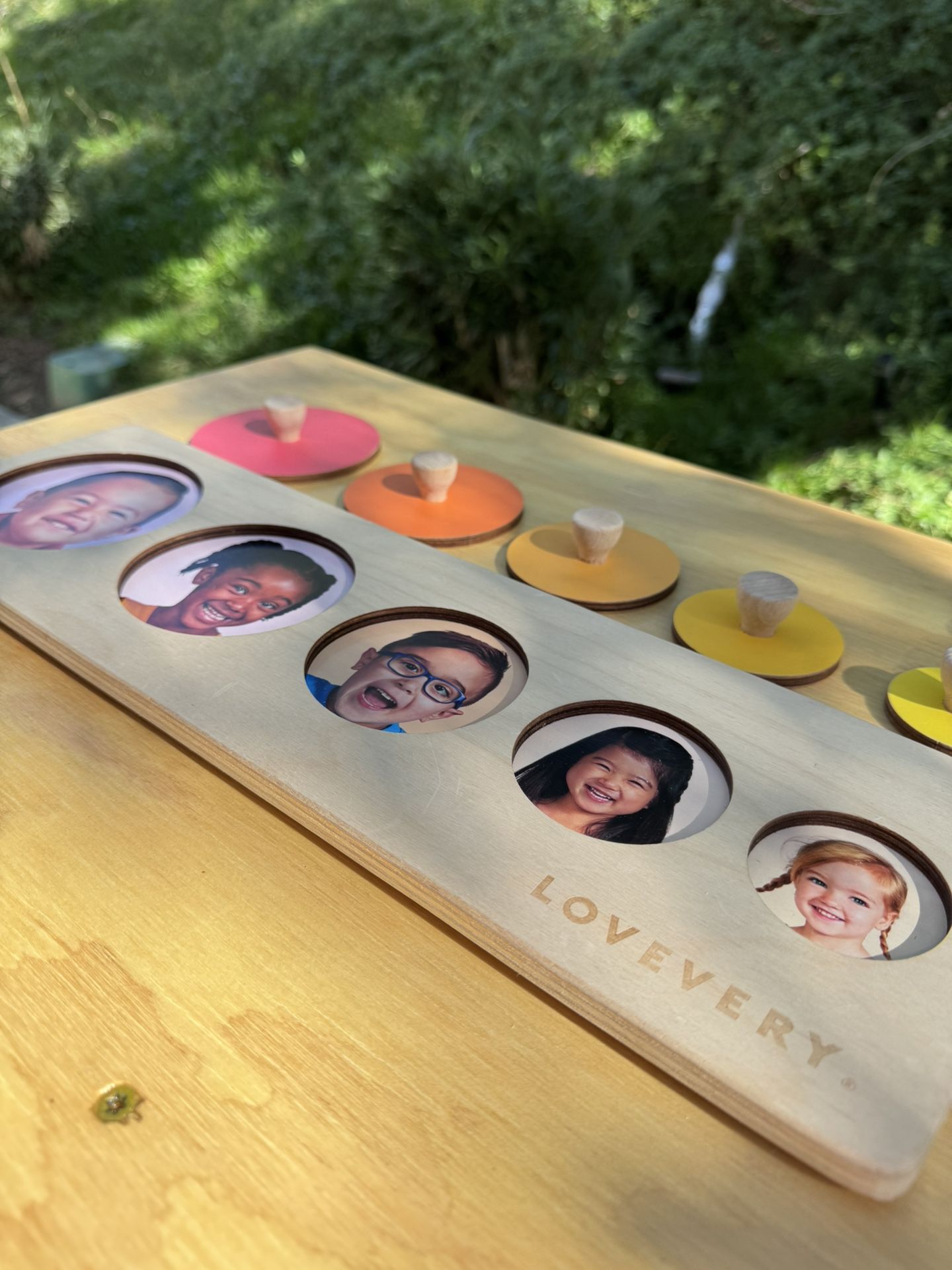 Lovevery Wooden Circle Of Friends Puzzle