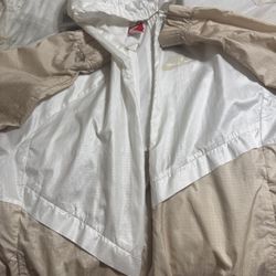 Nike Windbreaker White/Cream Color 