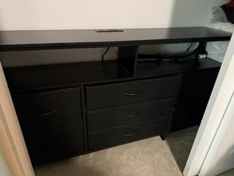 Black Tv Stand (55in)