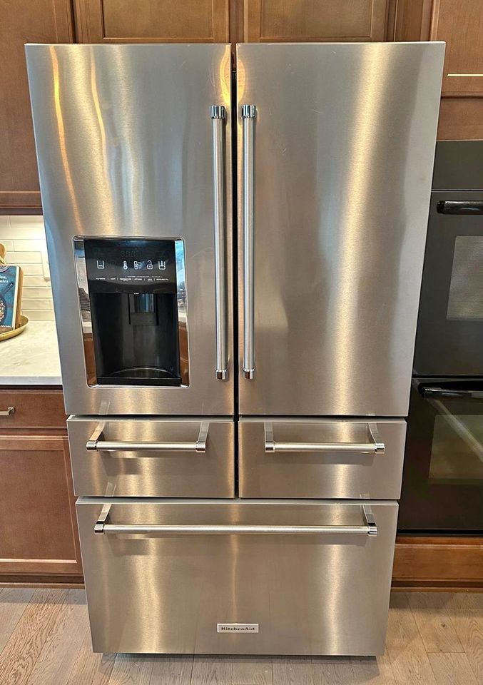 KitchenAid 5-Door French Door Refrigerator - Stainless steel