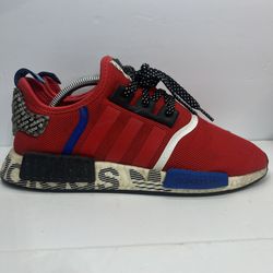 Adidas NMD R1 Shoes Transmission Pack Red Blue Black