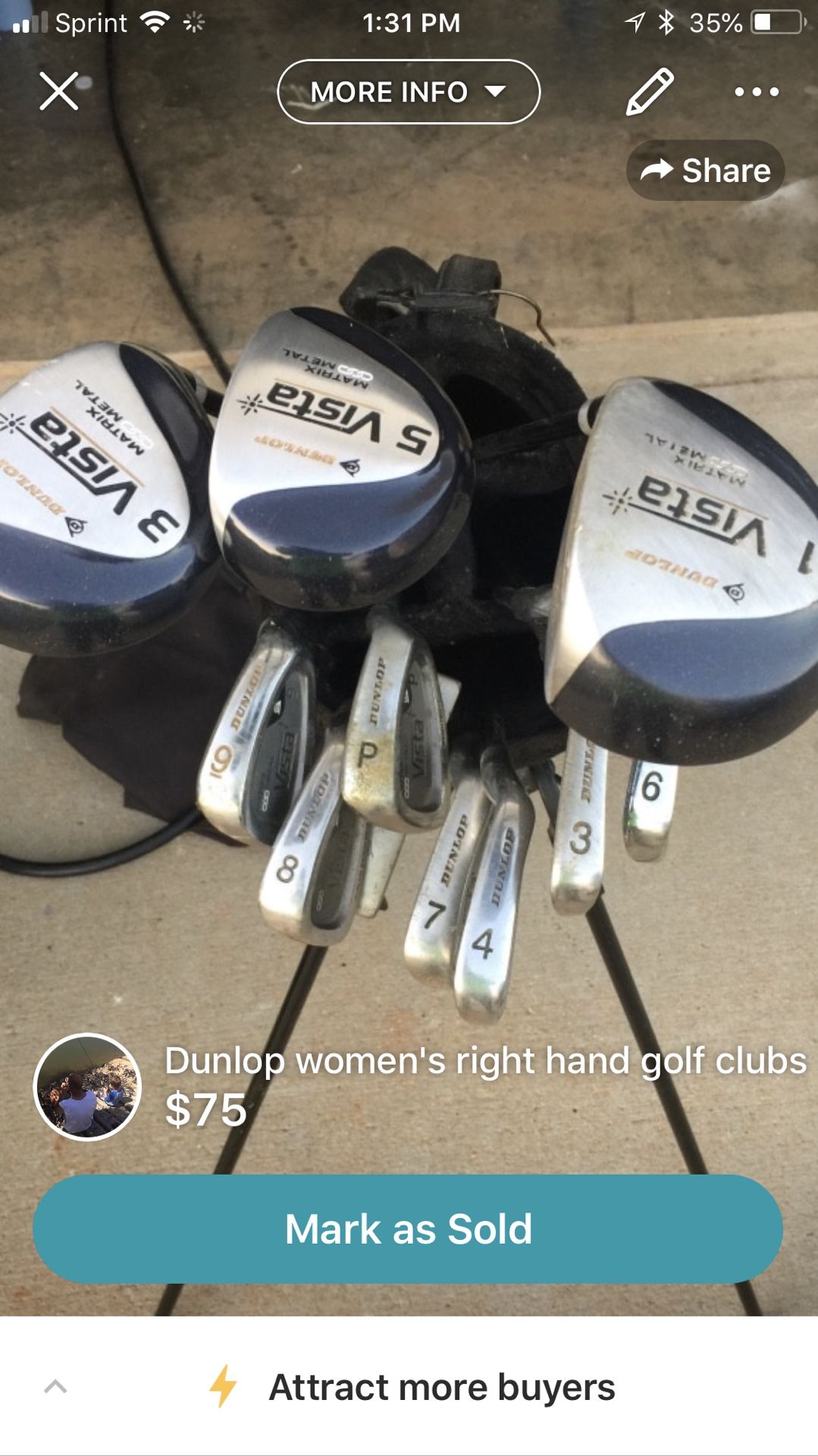 Dunlop women’s golf clubs