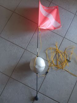 Dive flag.float.weight.20foot rope