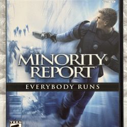 Playstation TWO (PS2) NEW disc: "Minority Report Everybody Runs"