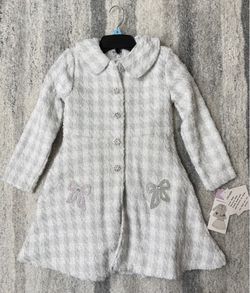 Girls dress with coat NEW Size 8