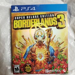 PS4 Borderlands 3 Super Delux Edition Great Condition