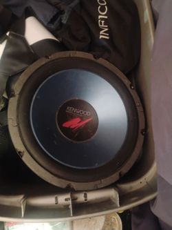 Two 12" kenwood subs