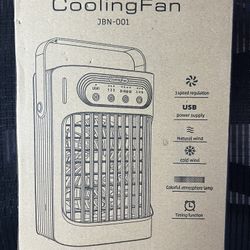  Portable Air Conditioners 800ml Water Tank 7-Color Night Light 3-Speeds 3-Level Humidify 2-8H Timer Quiet and Powerful USB Powered Mini Evaporative A