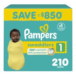 Diapers. Pampers Brand 