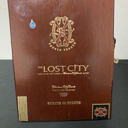 Rare Cigar Box Opus X Lost City