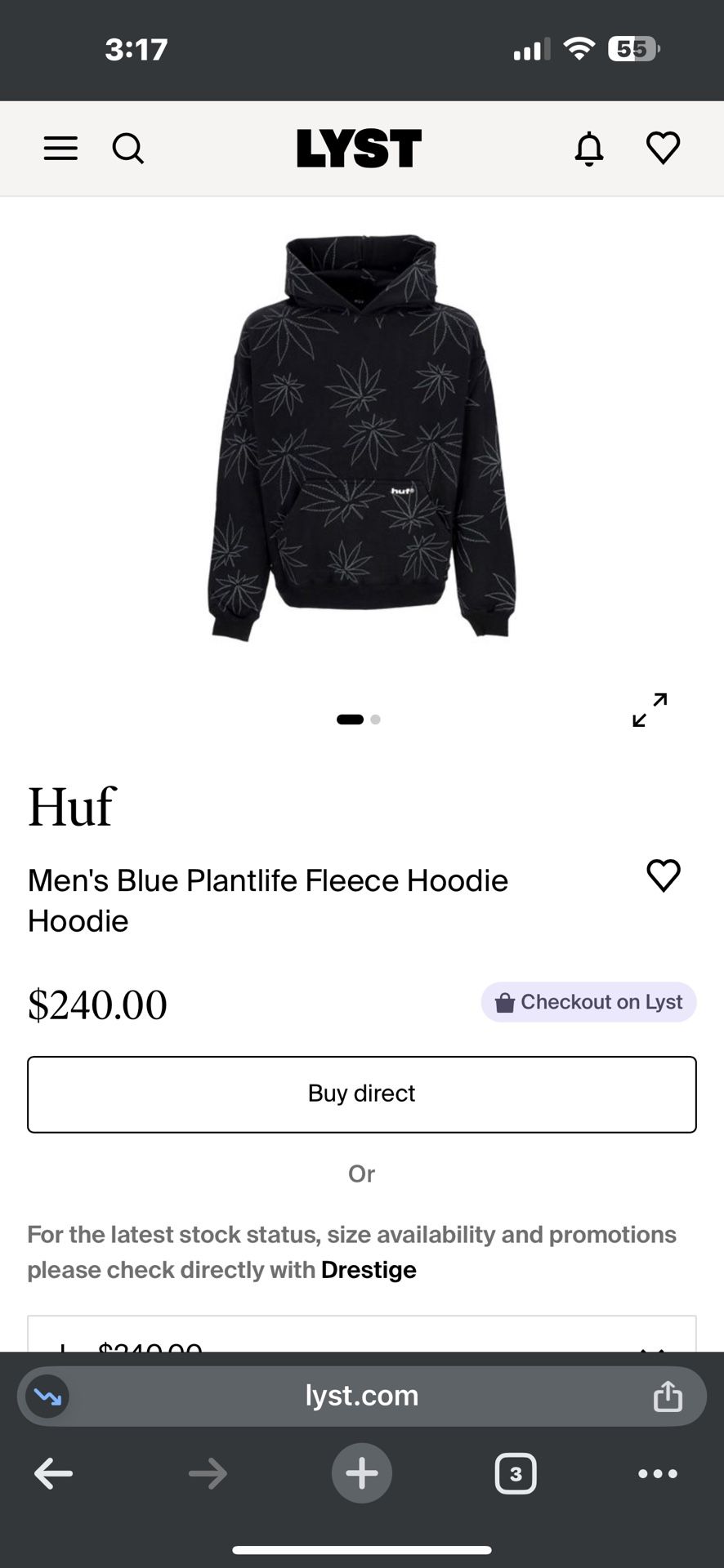 Huf Hoodie