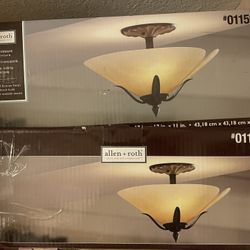 allen + roth  3-Light 17.5-in Item #115903 Model #LWS0143D