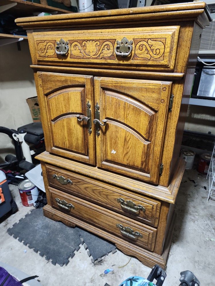 Old Dresser Solid Wood