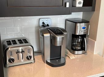 New coffee maker in box