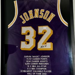 Magic Johnson Autographed Jersey