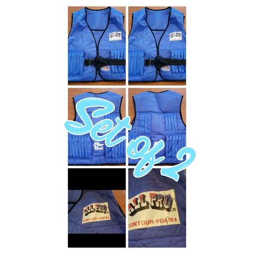 All-Pro Power Vest(s) [Set Of 2] All Weights Accounted For 31lbs Each Vest. BOGO Sale Buy One For $50 Get One Free!