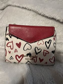 Kate spade Stacie scribble hearts wallet