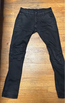 G-Star RAW Black Moto Jeans – Slim Fit Biker Style – Men’s