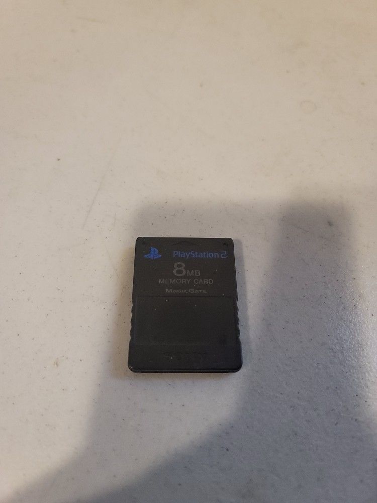 OEM PlayStation 2 PS2 8MB MagicGate Memory Card - Black