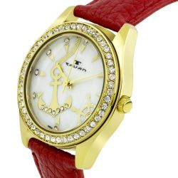 Tavan 39mm Case Swarovski Crystal Bezel Watch
