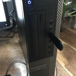 Dell Desktop Computer WiFi - 24 Inch Dell Screen 