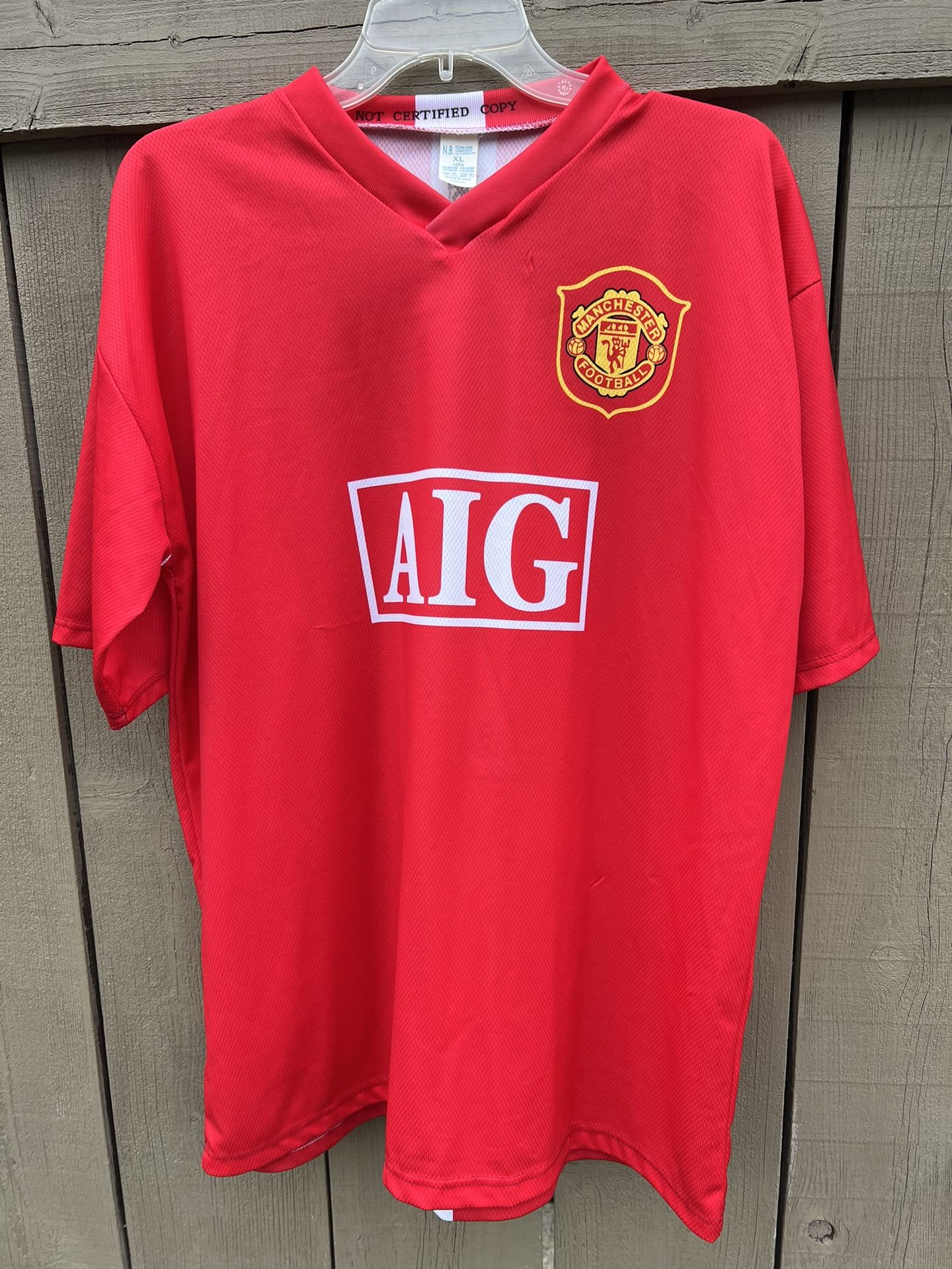 Manchester United AIG Cristiano Ronaldo #7 Red Devils Soccer Jersey - XL
