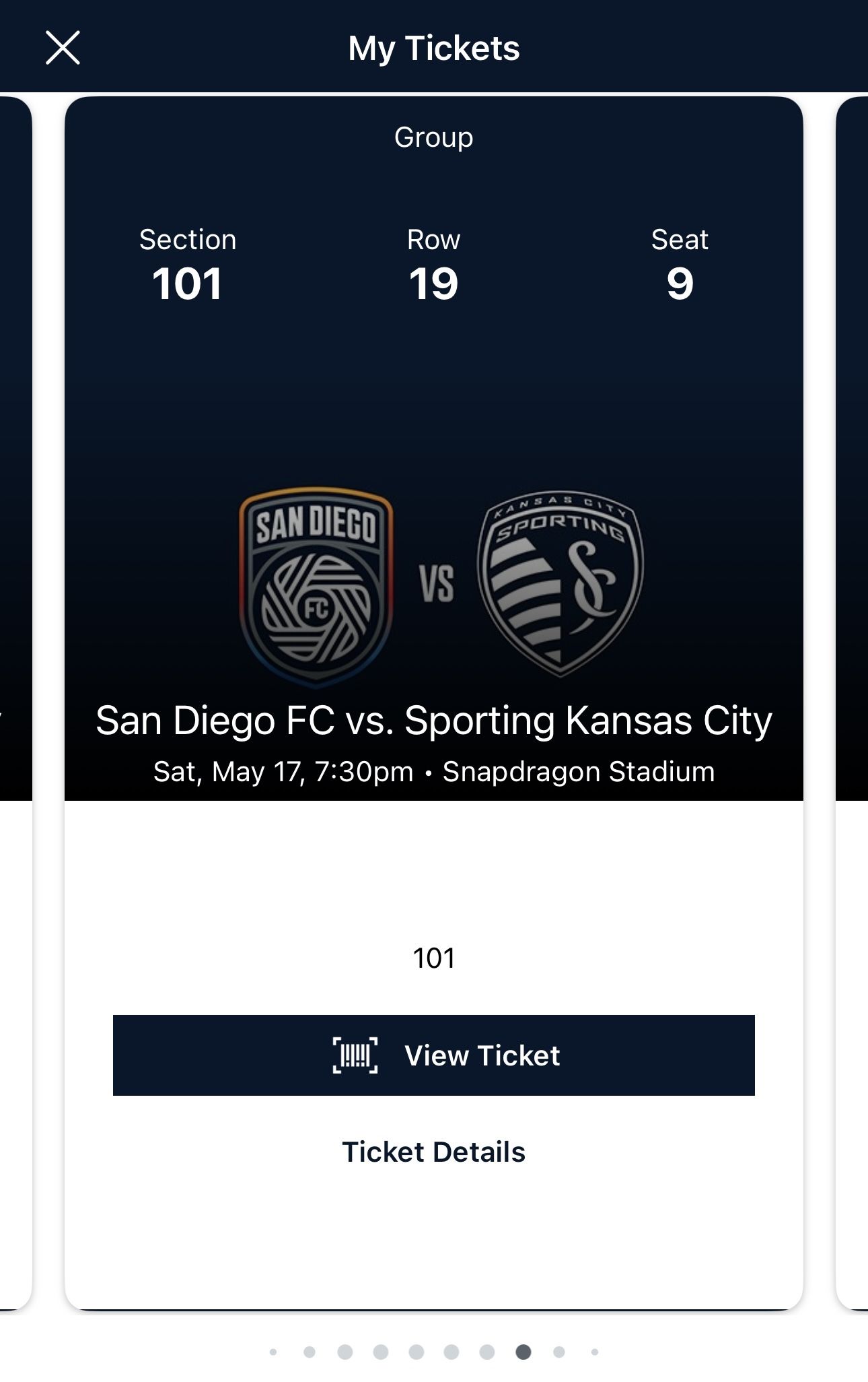 1 Sdfc Game Ticket For Friday May 17th