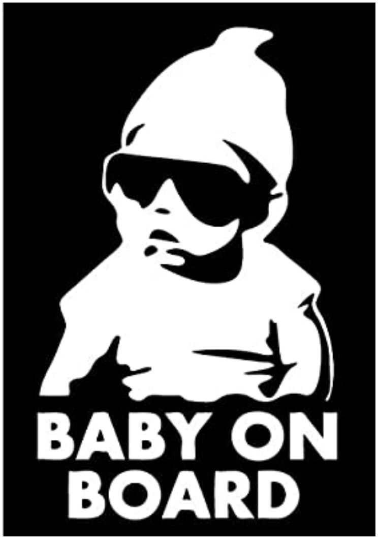 TOTOMO Baby on Board Sticker Car Decal