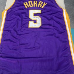 LAKERS AUTOGRAPHED JERSEY