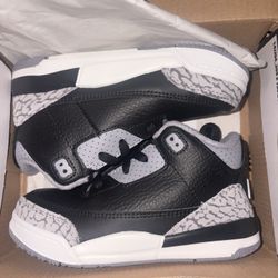 Brand new never worn Jordan cement 3s sz 9c (willing to negotiate price)