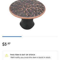 Brainerd Hammered Collection 1-1/2-in Bronze With Copper Highlights Round Traditional Cabinet Knob Item #361785 | Model #P23942W-VBC-C I have 30 these