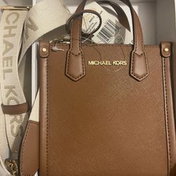 Brand New Never Worn Brown Michael Kors Purse And Matching Shoes