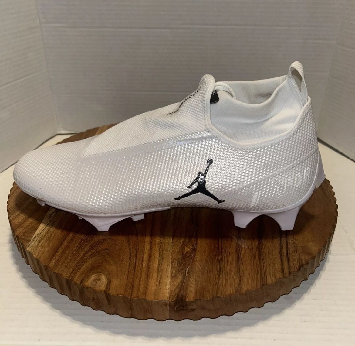 Jordan Vapor Edge‎ Pro 360 White Football Cleats CV1668-103 Men\'s Size 14 Nike Jordan Vapor Edge Pro 360 Football Cleats White CV1668  main image 4