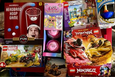 New Toy Bundle, 20 Items, LEGO, LOL Surprise, Crayola