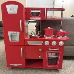 Girls Kitchen Play Set . Toy Kitchen Set Wooden . 