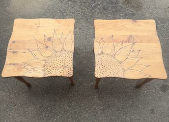 Sunflower design tables (2)